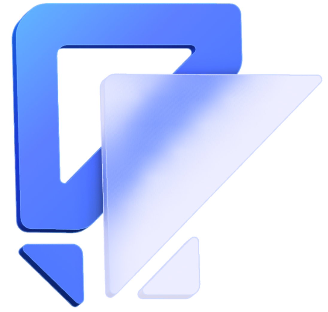 A floating 3d render of the EyadPrimed logo